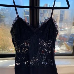 Black Lace Bodysuit